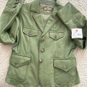 Wilsons Leather Light Green Jacket